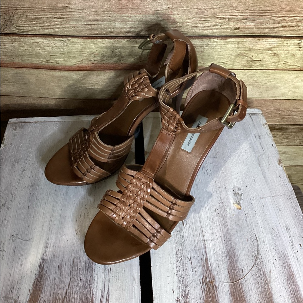 Brown High Heels Sandals Women’s Size 7.5